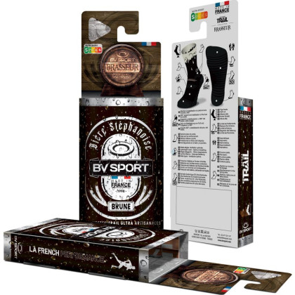 Chaussettes TRAIL ULTRA NUTRISOCKS Bière Brune - Collector