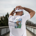 Men's white DBDB technical T-shirt
