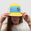 Casquette 5 panel DBDB Jaune/Bleu