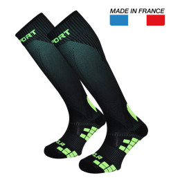 Compression Socks XLR black/green