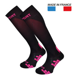 Compression Socks XLR black/pink