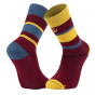 LIGHT RUN High Socks Burgundy/Yellow