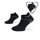 Pack x2 -Ultra low-cut running socks Light One black-black