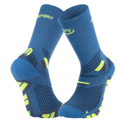 Calze TRAIL ULTRA HIGH Blu/Giallo