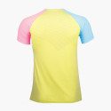 T-Shirt AERIAL Manches courtes Jaune/Bleu/Rose