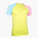 T-Shirt AERIAL a maniche corte giallo/blu/rosa