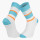 Chaussettes LIGHT RUN "IBIZA" Turquoise/Orange