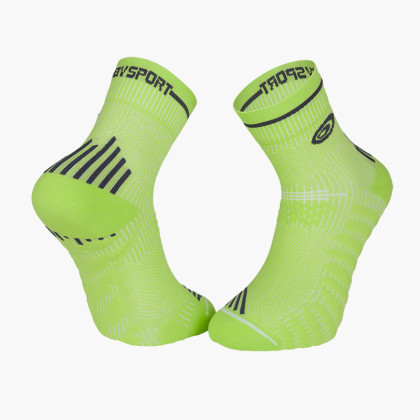 RUN MARATHON green-grey socks