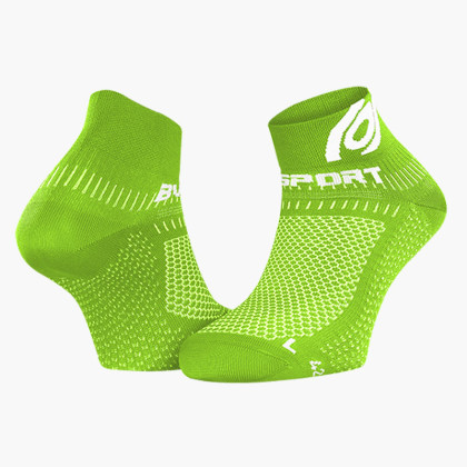 Socquettes running Light 3D Vert/Blanc