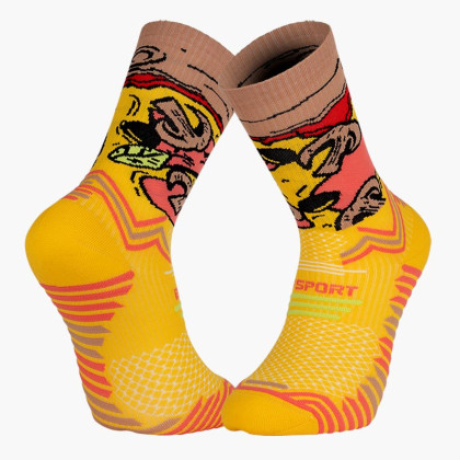 Chaussettes TRAIL ULTRA NUTRISOCKS Pizza Reine - Collector