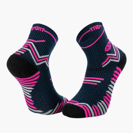 Chaussettes TRAIL ULTRA bleu-rose