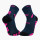 Chaussettes TRAIL ULTRA MID Bleu/Rose