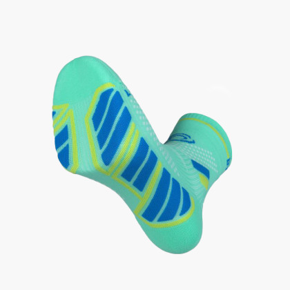 Chaussettes TRAIL ULTRA MID Turquoise/Bleu