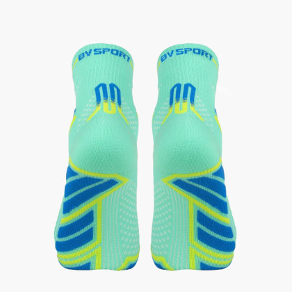 Chaussettes TRAIL ULTRA MID Turquoise/Bleu