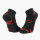 Socquettes TRAIL ELITE noir-rouge