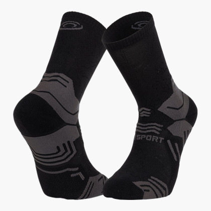 TREK GR HIGH SOCKS Black/Grey