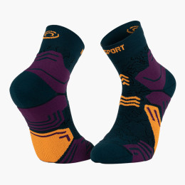 Chaussettes TREK GR MID Vert/orange