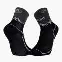 DOUBLE GR MID Hiking Socks Black