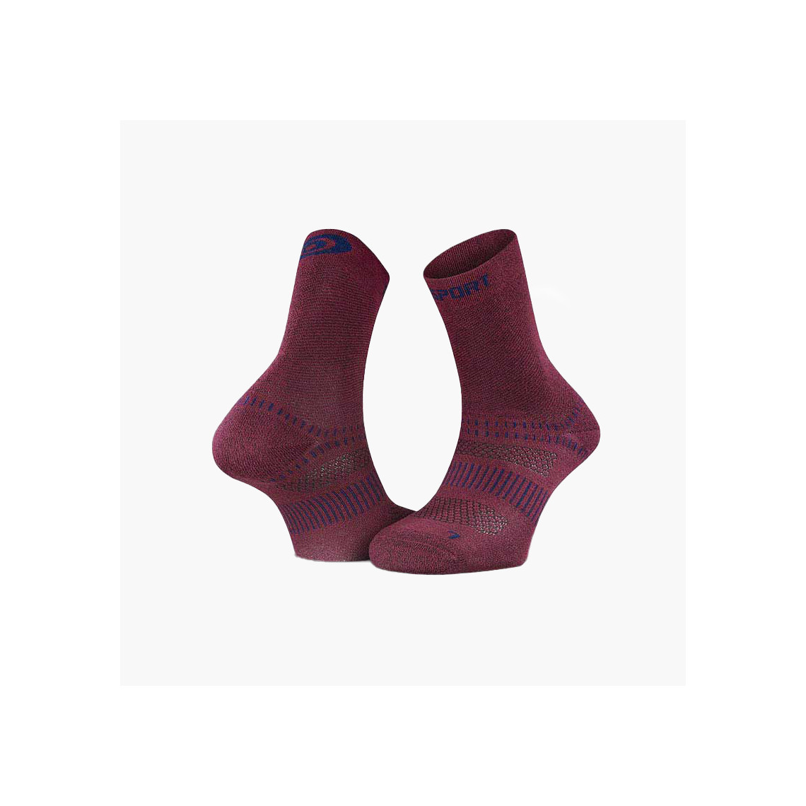 Calze Al Ginocchio Pex Graduate 2 Pezzi | Colore Vino, Uniforme Scolastica Per Ragazze