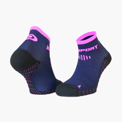 Socquettes SCR ONE EVO bleu nuit/rose