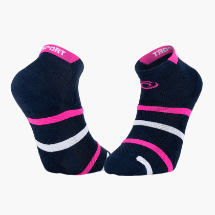 Short Padel Socks Blue/Pink