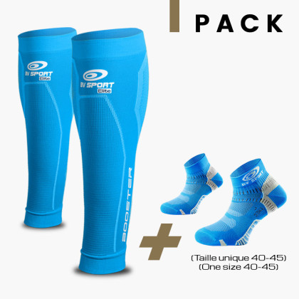 Pack Booster Elite Blue + Light one blue 40-45