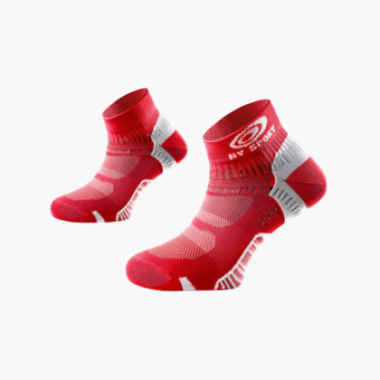 Calze corte running Light One rosso