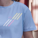 T-Shirt LIGHT Bleu ciel/jaune