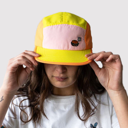 Casquette 5 panel DBDB Pastel Jaune