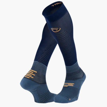 Calze Run Marathon compressione blu