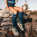 Chaussettes Trail Ultra compression bleu/gris