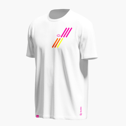T-shirt tecnica LIGHT Bianco/Rosa