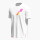 T-shirt tecnica LIGHT Bianco/Rosa