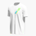 T-shirt LIGHT tecnico a maniche corte bianco/verde