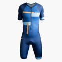 Body Trifonction manica corta 3X200 blu/arancione