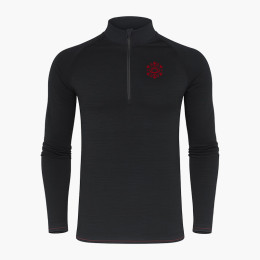 Artic Merinos Technical Top – Anthracite / Red