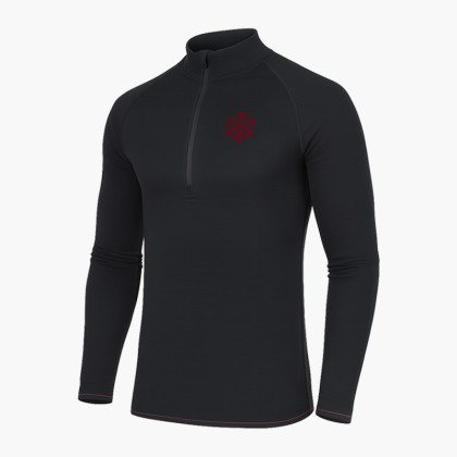Artic Merinos Technical Top – Anthracite / Red