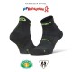 TREK EVO black/green - Hiking ankle socks