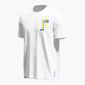 T-shirt LIGHT tecnico a maniche corte bianco/Giallo