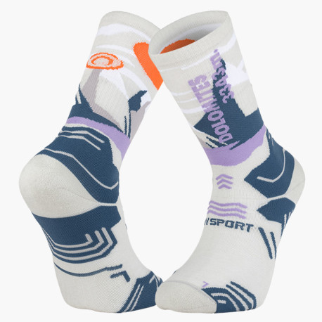 Chaussettes TREK SUMMIT Lyocell Dolomites gris