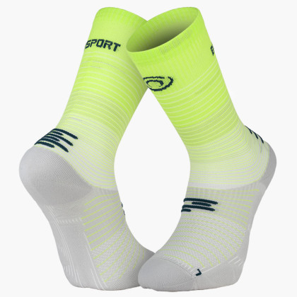 Calze RUN MARATHON High Grigio/Lime