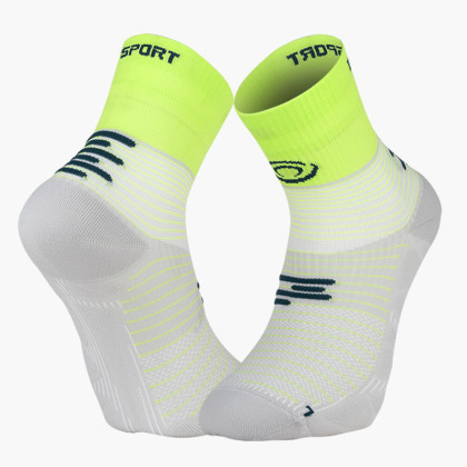 Chaussettes RUN MARATHON Mid Gris/Lime