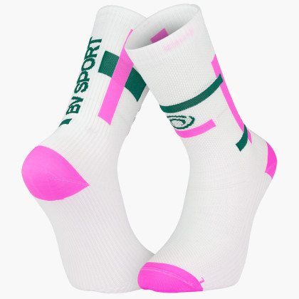 Chaussettes LIGHT RUN "BALI" Rose/Vert
