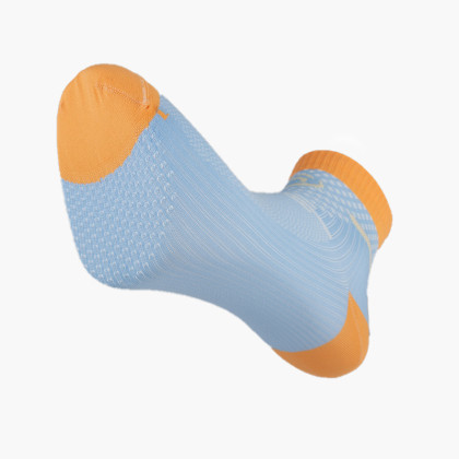 Light Run socks Blue sky/Orange