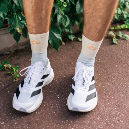 RUN MARATHON HIGH Socks Beige/Blue sky