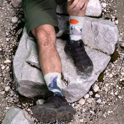 TREK SUMMIT Lyocell Dolomites grey Hiking Socks