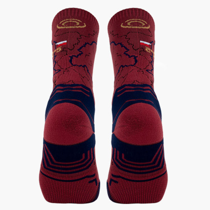 TREK COLLECTOR GR75 HIGH SOCKS red/Blue