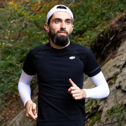 Arm sleeves BOOSTER navy blue made in France | BV SPORT