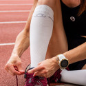 Chaussettes Light Run compression Blanc/gris