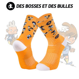 Chaussettes orange TRAIL ULTRA - Collector DBDB | Made in France